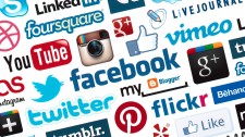 Social Media Logotype Background